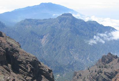 Wandern auf dem Kraterrand des Roque de los Muchachos, La Palma