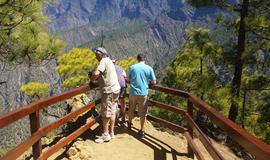 Cumbrecita Aussichtspunkt beim Wandern auf La Palma