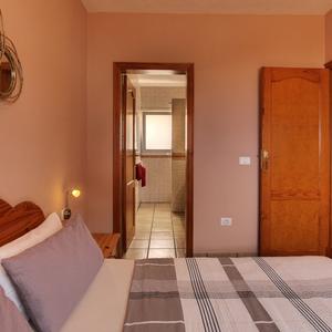 Ferienhaus Tarragona Schlafzimmer Zugang Bad